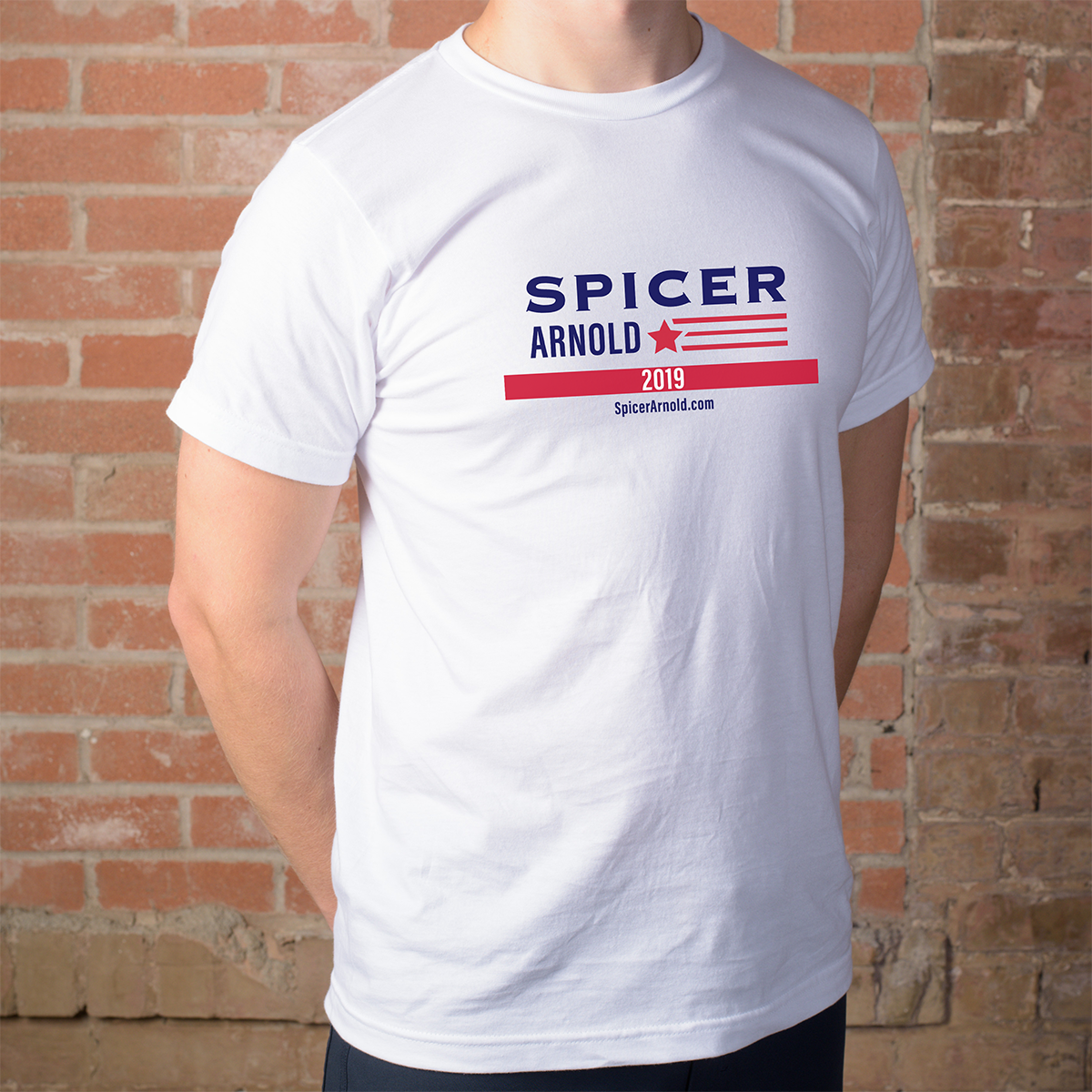 Spicer Arnold 2019 Short Sleeve T-Shirt - White