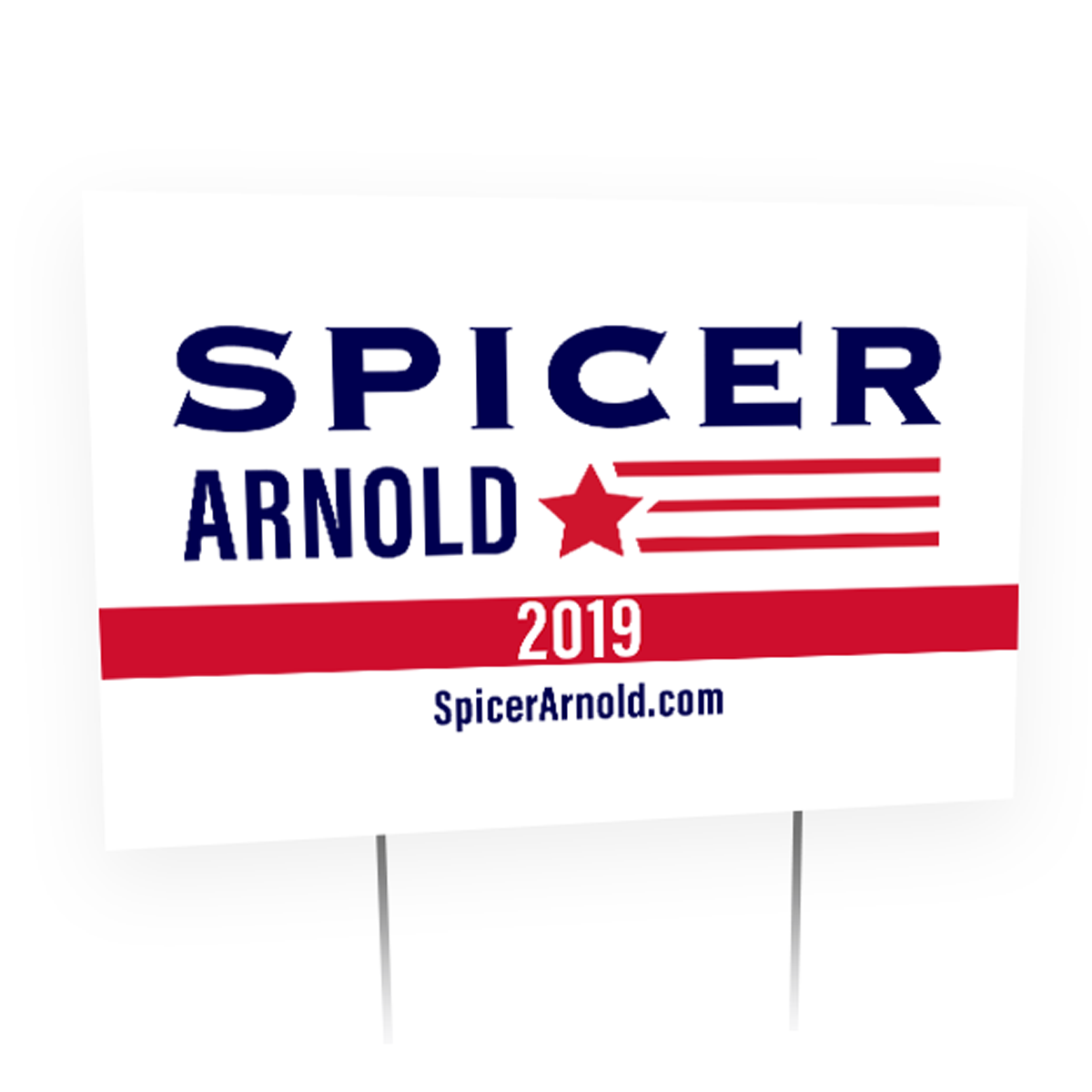 Spicer Arnold 2019 Yard Signs (Set of 2)